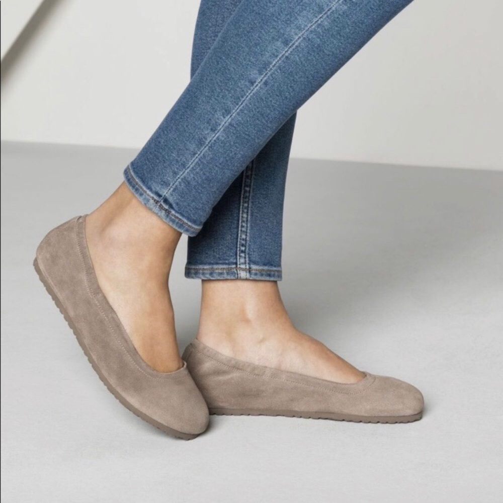 birkenstock celina suede leather taupe 36